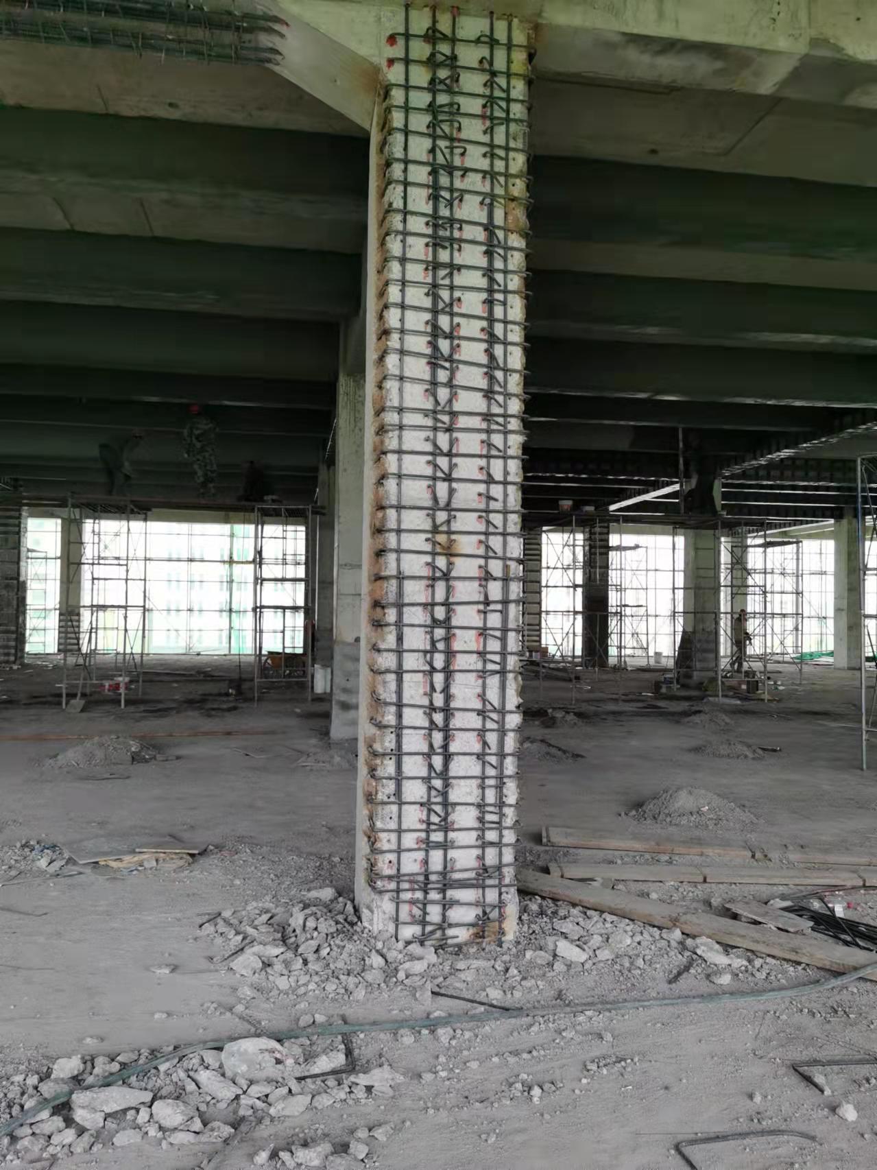 乌海梁柱增大界面加固工程施工方案